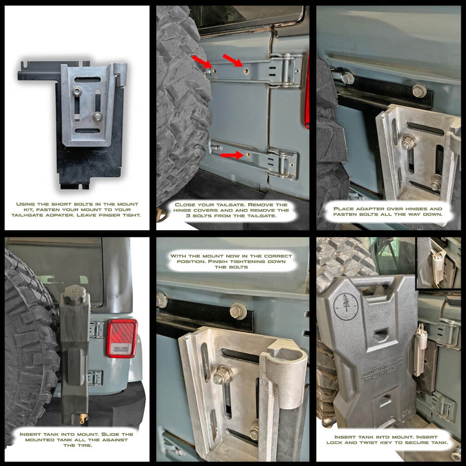 RAIN BASIN JEEP TAILGATE ADAPTER