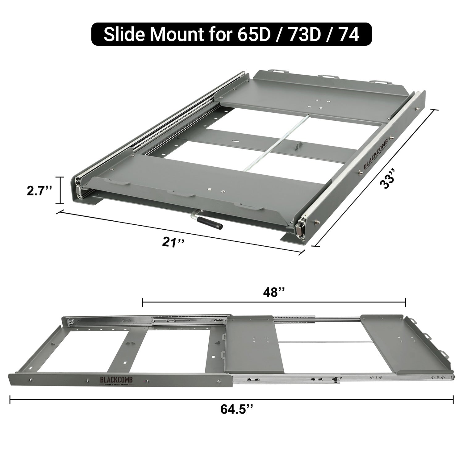 SLIDE MOUNT For BC-65D, BC-73D, BC-74