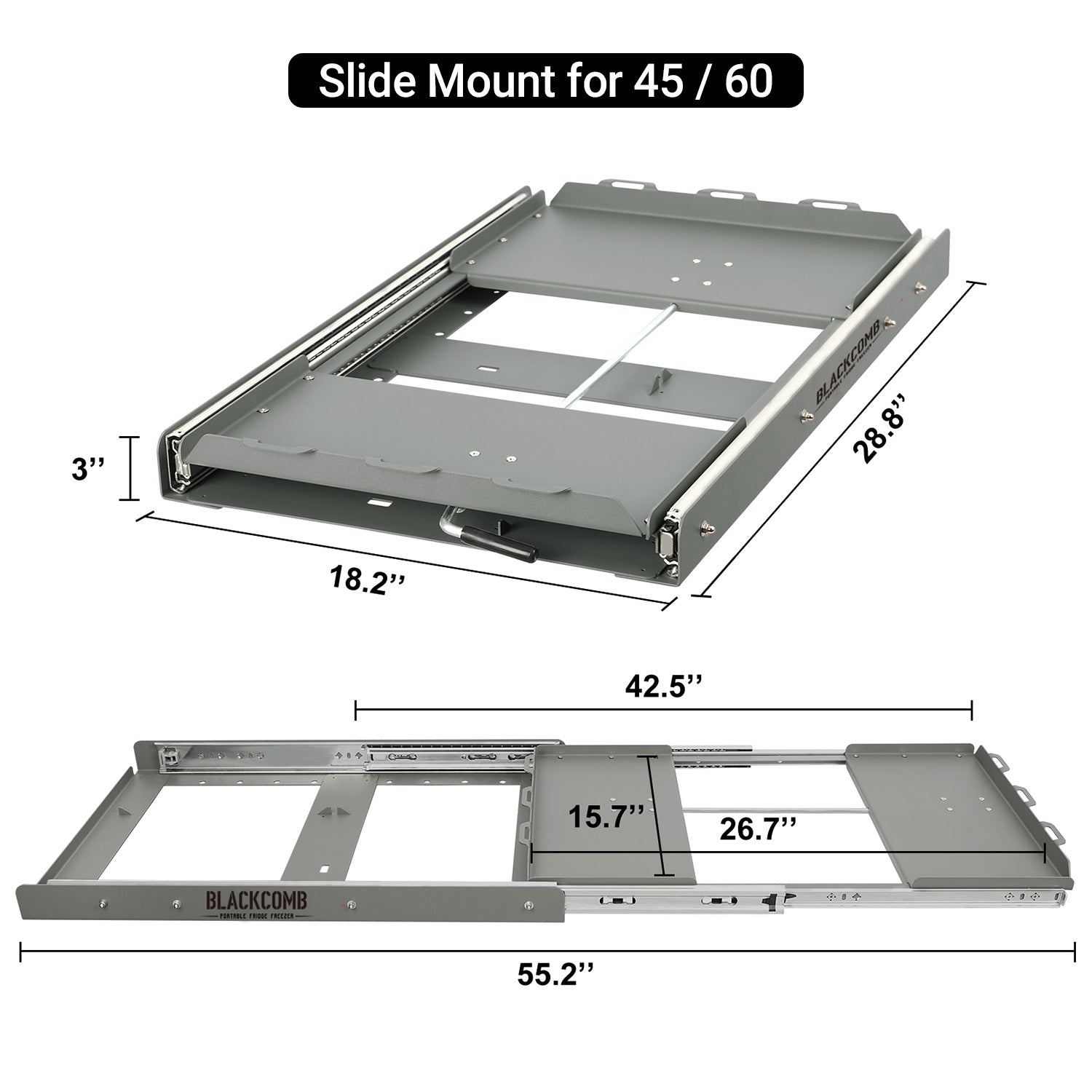 SLIDE MOUNT For BC-45, BC-60