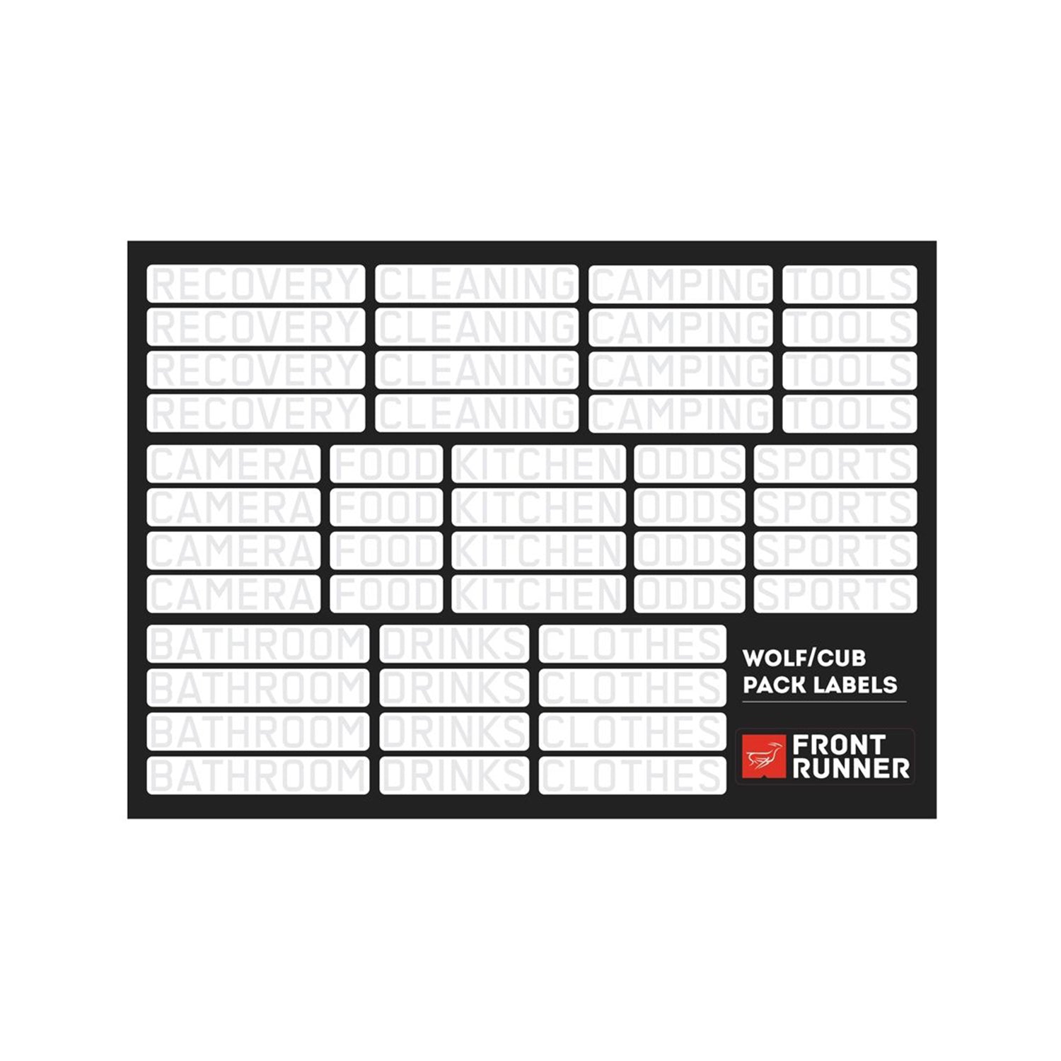 WOLF/CUB PACK CAMPSITE ORGANIZING LABELS