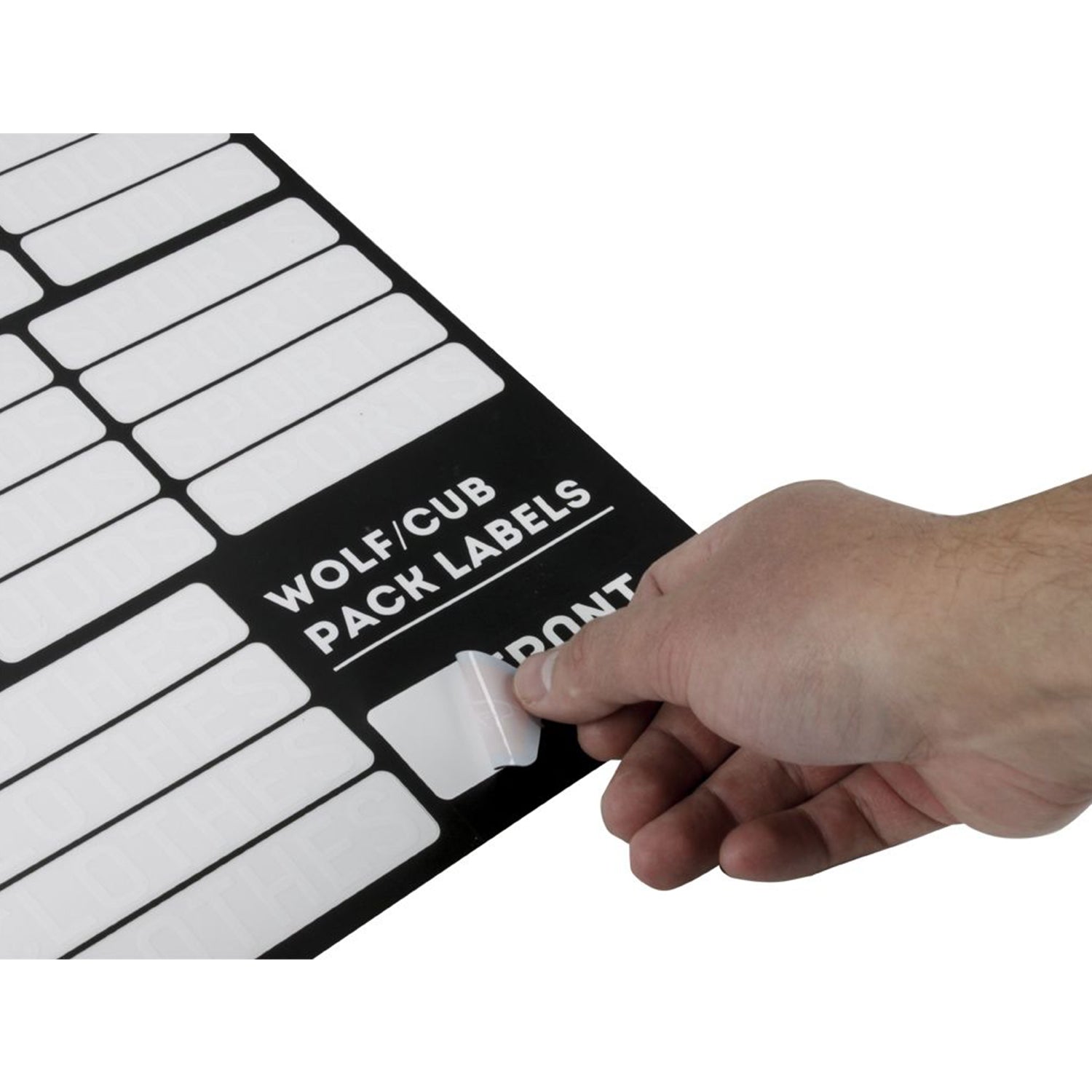WOLF/CUB PACK CAMPSITE ORGANIZING LABELS